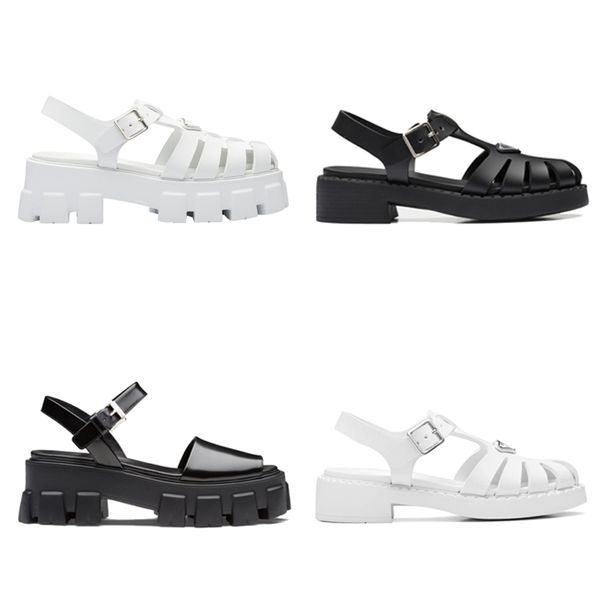 designer latest brand sandals women platform flat sandal cloudbust thunder patent leather cross slippers canvas open-toe shoes with box, Black
designer latest brand sandals women platform flat sandal cloudbust thunder patent leather cross slippers canvas open-toe shoes with box, Black