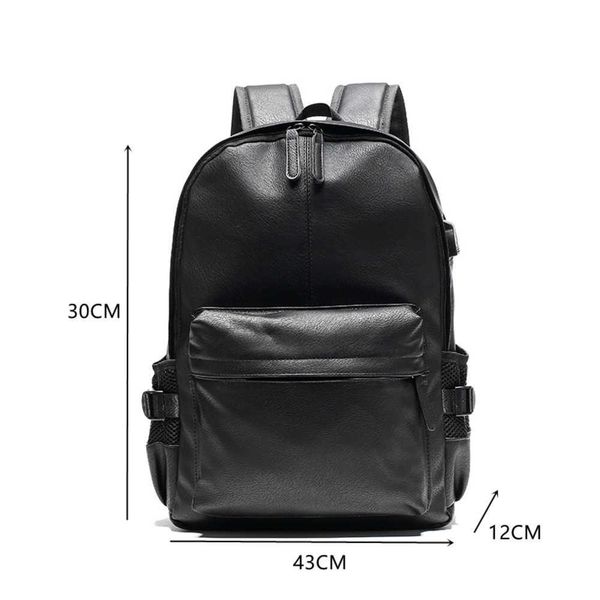 simple solid leather backpack men backpack fashion design men's backpack with usb interface travel lapbackpack school bags 230411
simple solid leather backpack men backpack fashion design men's backpack with usb interface travel lapbackpack school bags 230411