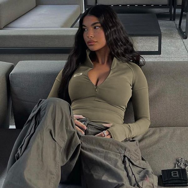 women's t-shirt solid color y2k casual t shirt women grey simple style party club spring summer long sleeves turtleneck crop pur2 2304, White
women's t-shirt solid color y2k casual t shirt women grey simple style party club spring summer long sleeves turtleneck crop pur2 2304, White