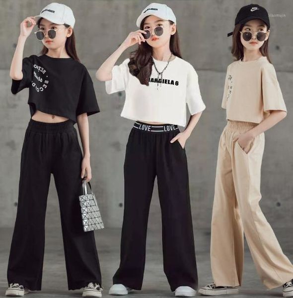 clothing sets clothes for girls summer casual letter tshirt high waist wide leg pants 2pcs 2021 kids tracksuit black teens1123225, White
clothing sets clothes for girls summer casual letter tshirt high waist wide leg pants 2pcs 2021 kids tracksuit black teens1123225, White