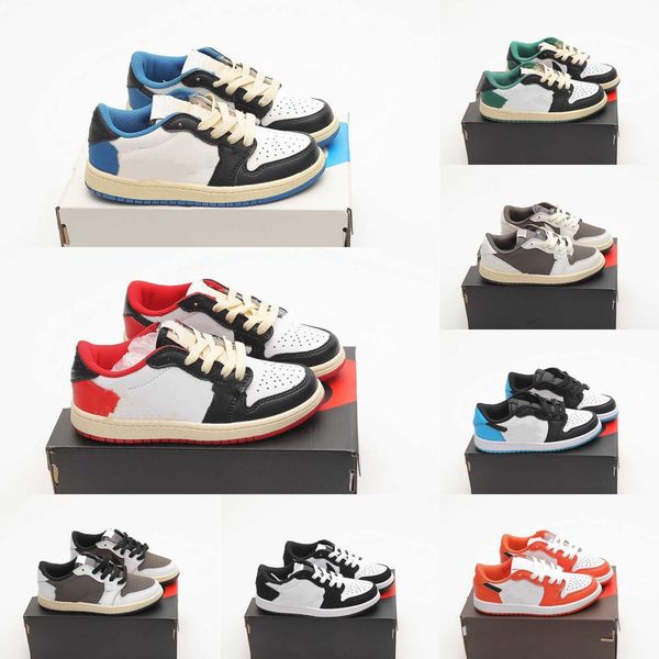 2023 boys girls travis scotts reverse mocha low basketball sneakers jumpman 1 1s kids children running shoes obsidian light smoke unc camo, Black;red
2023 boys girls travis scotts reverse mocha low basketball sneakers jumpman 1 1s kids children running shoes obsidian light smoke unc camo, Black;red