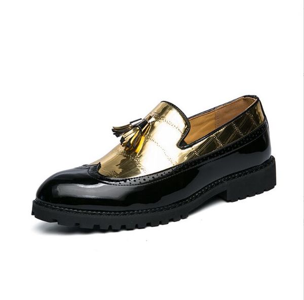 patent leather shoes for men business shoes casual point toe slip on loafers for men luxury party wedding plus size shoes for boys, Black
patent leather shoes for men business shoes casual point toe slip on loafers for men luxury party wedding plus size shoes for boys, Black