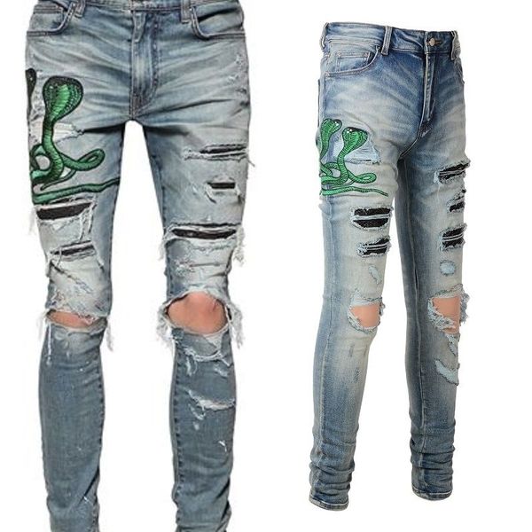 amr jeans chino pants pant men's trousers stretch close-fitting slacks washed straight skinny embroidery patchwork ripped mens trend br, Blue
amr jeans chino pants pant men's trousers stretch close-fitting slacks washed straight skinny embroidery patchwork ripped mens trend br, Blue