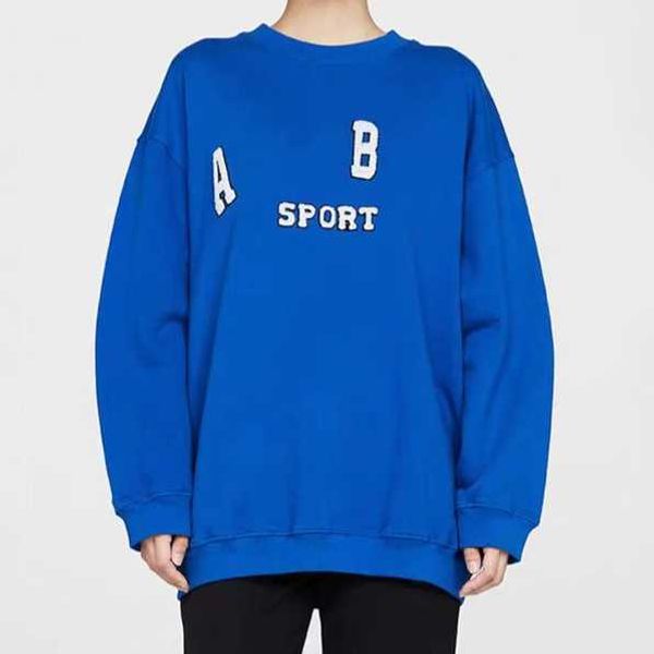 women sweatshirt designer pullover classic letter embroidery inside fleece crew neck sweater long sleeves hoodie 23ss anine bing women', Black
women sweatshirt designer pullover classic letter embroidery inside fleece crew neck sweater long sleeves hoodie 23ss anine bing women', Black