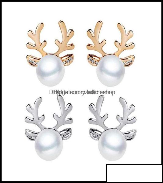 stud earrings jewelry luxury pearl antlers christmas reindeer elk animal rhinestone crystal sier for women girls fashion5174988, Golden;silver
stud earrings jewelry luxury pearl antlers christmas reindeer elk animal rhinestone crystal sier for women girls fashion5174988, Golden;silver