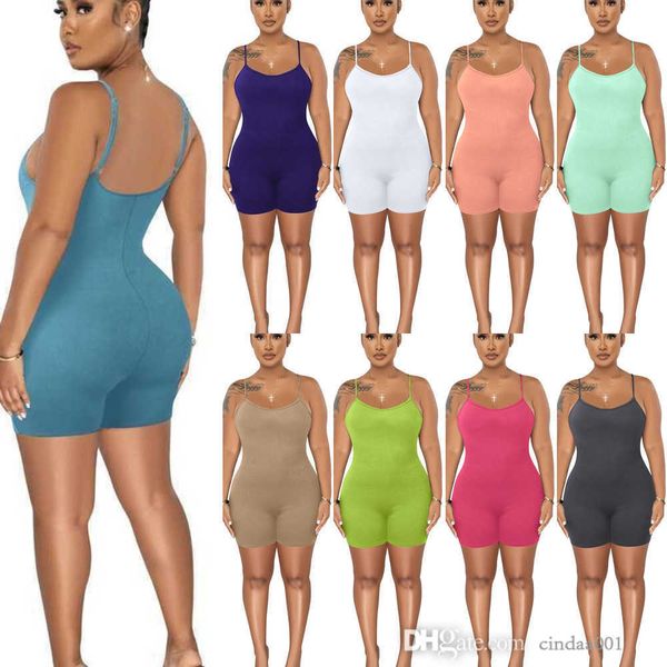 women sling jumpsuits new summer fashion solid color u neck open back slim rompers, Black;white
women sling jumpsuits new summer fashion solid color u neck open back slim rompers, Black;white