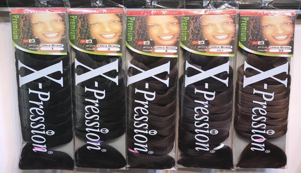 82inch xpression braiding hair synthetic hair weave jumbo braid lultra braids bulks long cheveux crochet hair extensions 165 grams6509394, Black
82inch xpression braiding hair synthetic hair weave jumbo braid lultra braids bulks long cheveux crochet hair extensions 165 grams6509394, Black