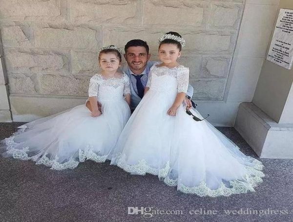 white ivory ball gown long sleeves flowers girls dresses for weddings lace first communion dress pageant dresses with bow4409374, White;blue
white ivory ball gown long sleeves flowers girls dresses for weddings lace first communion dress pageant dresses with bow4409374, White;blue