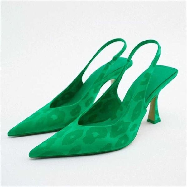 new sandals red print pumps summer women elegant green leopard high heels slingback woman pointed toe heeled 230406, Black
new sandals red print pumps summer women elegant green leopard high heels slingback woman pointed toe heeled 230406, Black
