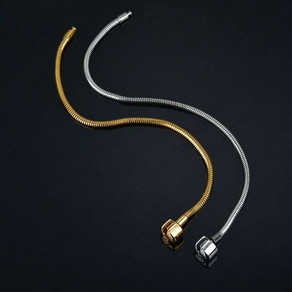 charm bracelets stainless steel beautiful silver or gold color adjustable never fade for women man punk jewelry gift 230410, Golden;silver
charm bracelets stainless steel beautiful silver or gold color adjustable never fade for women man punk jewelry gift 230410, Golden;silver