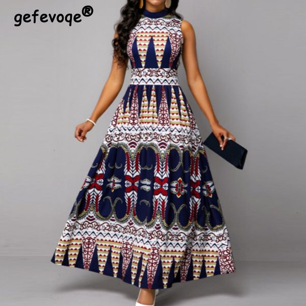 casual dresses summer ethnic style stand collar printing high waist long tank dres sleeveless oversized holiday robe 230411, Black;gray
casual dresses summer ethnic style stand collar printing high waist long tank dres sleeveless oversized holiday robe 230411, Black;gray
