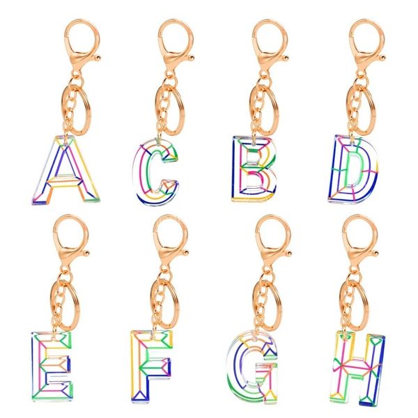 creative colorful acrylic alphabet initial letter keychain a-z english letter pendant keyring handbag key bag hanging decoration, Silver
creative colorful acrylic alphabet initial letter keychain a-z english letter pendant keyring handbag key bag hanging decoration, Silver