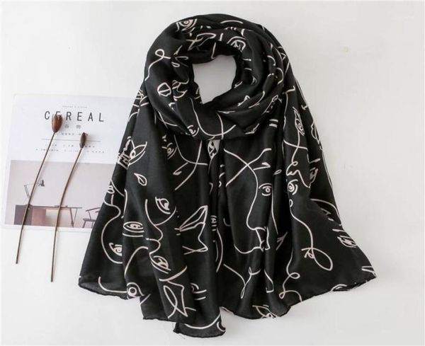 scarves 2021 head scarf women winter allmatch black cotton linen long shawl soft chiffon hijab blanket poncho3446447, Blue;gray
scarves 2021 head scarf women winter allmatch black cotton linen long shawl soft chiffon hijab blanket poncho3446447, Blue;gray
