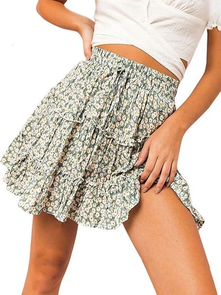 skirts summer floral print boho mini skirt for women bandage fashion high waist frills short skirt female casual pleated skirts 230410, Black
skirts summer floral print boho mini skirt for women bandage fashion high waist frills short skirt female casual pleated skirts 230410, Black