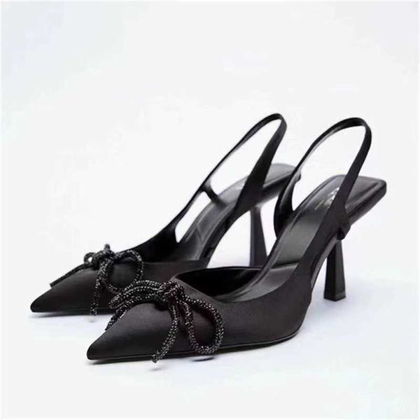 new sandals womens transparent pumps woman high heels luxury sparkly bow slingback clear rhinestone summer heeled 230406, Black
new sandals womens transparent pumps woman high heels luxury sparkly bow slingback clear rhinestone summer heeled 230406, Black