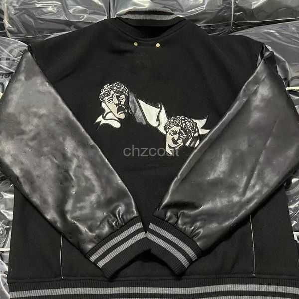 stitching suit designer baseball luxury leather jacket fashion loose classic black handsome coat jacket 1 ng8o, Black;brown
stitching suit designer baseball luxury leather jacket fashion loose classic black handsome coat jacket 1 ng8o, Black;brown