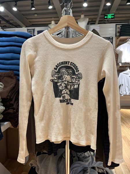 women's tshirt letter print cotton slim tshirts for women autumn streetwear waffle long sleeve y2k casual vintage graphic t shirt fema, White
women's tshirt letter print cotton slim tshirts for women autumn streetwear waffle long sleeve y2k casual vintage graphic t shirt fema, White