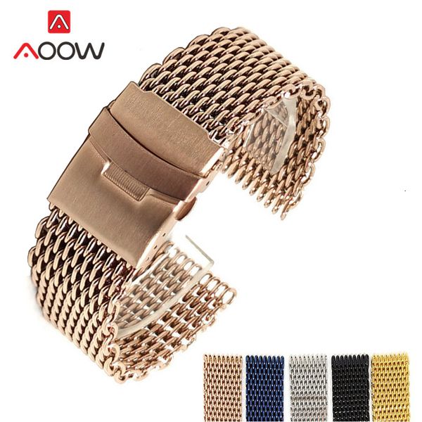 watch bands 18mm 20mm 22mm 24mm milanese strap stainless steel mesh solid metal folding buckle men replacement band bracelet watch accessori, Black;brown
watch bands 18mm 20mm 22mm 24mm milanese strap stainless steel mesh solid metal folding buckle men replacement band bracelet watch accessori, Black;brown