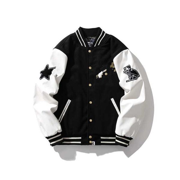 cotton coat designer jackets bomber mens windbreaker varsity windbreak stamping casual baseball winter man puffer padded woolen flight suit, Black;brown
cotton coat designer jackets bomber mens windbreaker varsity windbreak stamping casual baseball winter man puffer padded woolen flight suit, Black;brown
