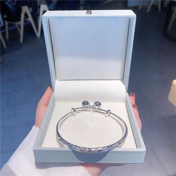 fashion design jewelry full sky star bracelet 999 silver female smooth face bell foot student version for girlfriend, Black
fashion design jewelry full sky star bracelet 999 silver female smooth face bell foot student version for girlfriend, Black