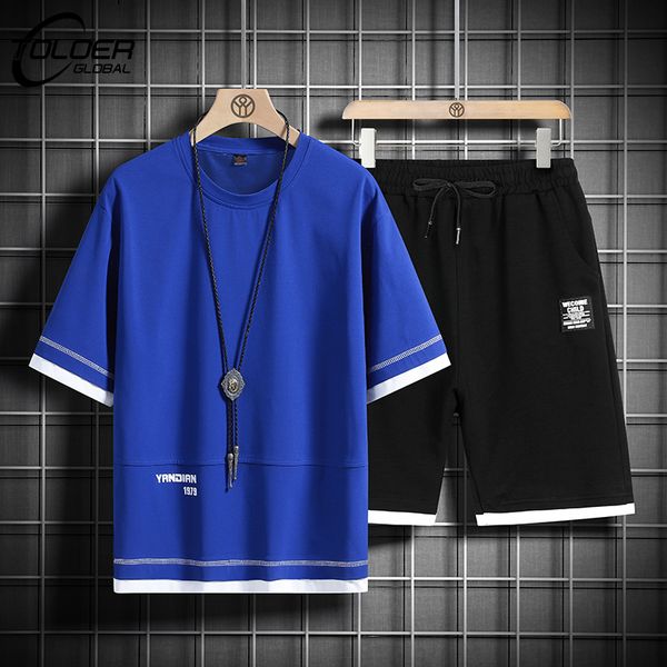 men's tracksuits t shirt shorts set two piece harajuku print fashion summer sport tracksuit streetwear breathable short sleeve clothing, Gray
men's tracksuits t shirt shorts set two piece harajuku print fashion summer sport tracksuit streetwear breathable short sleeve clothing, Gray