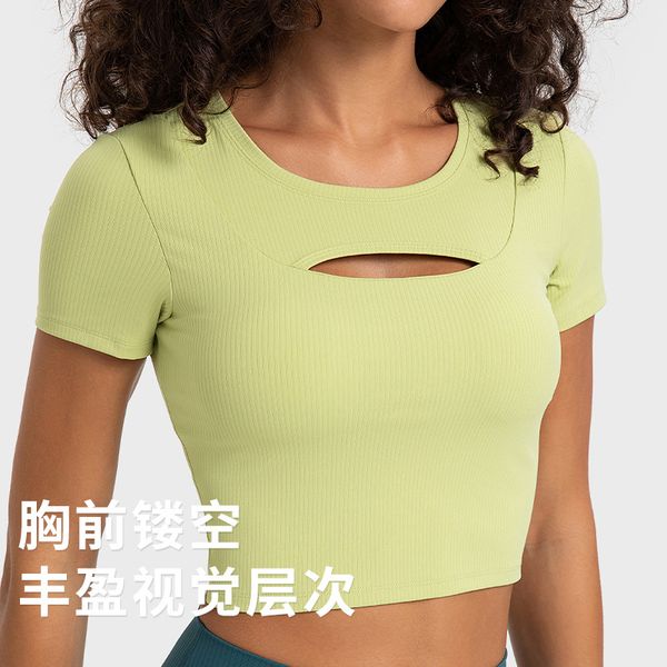 luxury ll yoga choli hollow chest short-sleeved clothing women's fitness yoga yoga women dew navel stretch tight t-shirts running fitne
luxury ll yoga choli hollow chest short-sleeved clothing women's fitness yoga yoga women dew navel stretch tight t-shirts running fitne