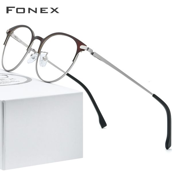sunglasses frames fonex alloy glasses men ultralight women vintage round eyeglasses frame retro prescription optical screwless eyewear 988 2, Silver
sunglasses frames fonex alloy glasses men ultralight women vintage round eyeglasses frame retro prescription optical screwless eyewear 988 2, Silver