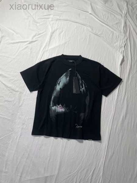 men's polos trendy retro great white shark print washed old round neck short sleeve european summer loose couple t-shirt for men 180990, White;black
men's polos trendy retro great white shark print washed old round neck short sleeve european summer loose couple t-shirt for men 180990, White;black