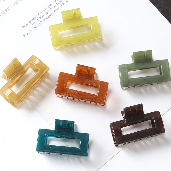 fashion hair clips for women small 4cm plastic claw clip solid color geometric shape hair clips girls hair claw hair accessories, Slivery;white
fashion hair clips for women small 4cm plastic claw clip solid color geometric shape hair clips girls hair claw hair accessories, Slivery;white