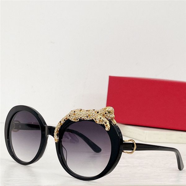 new fashion design retro round sunglasses 0130s acetate frame with delicate cheetah decoration simple and popular style outdoor uv400 protec, White;black
new fashion design retro round sunglasses 0130s acetate frame with delicate cheetah decoration simple and popular style outdoor uv400 protec, White;black