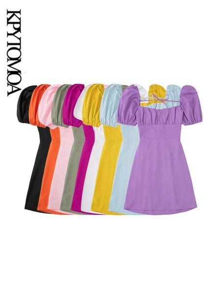 casual dresses kpytomoa women fashion backless with ties linen mini dress vintage square collar puff sleeve female dresses vestidos mujer 23, Black;gray
casual dresses kpytomoa women fashion backless with ties linen mini dress vintage square collar puff sleeve female dresses vestidos mujer 23, Black;gray