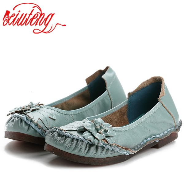 dance shoes xiuteng genuine leather women shoes casual flower single flat round toe style boat shoes soft comfortable women flats 230411
dance shoes xiuteng genuine leather women shoes casual flower single flat round toe style boat shoes soft comfortable women flats 230411
