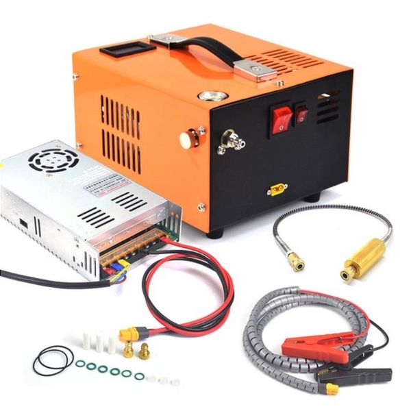 12V 5000psi 400bar 40mpa PCP Air Automobile Compressor Mini Pump With 220V Transformer High Pressure Inflator Car Hunting Nwnar