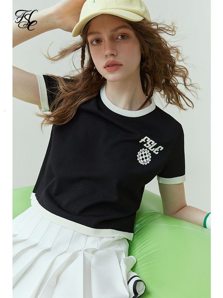 women's tshirt fsle american sweetheart style short sleeve knitted sweater for women spring retro sport sense oneck tshirt female 23041, White
women's tshirt fsle american sweetheart style short sleeve knitted sweater for women spring retro sport sense oneck tshirt female 23041, White