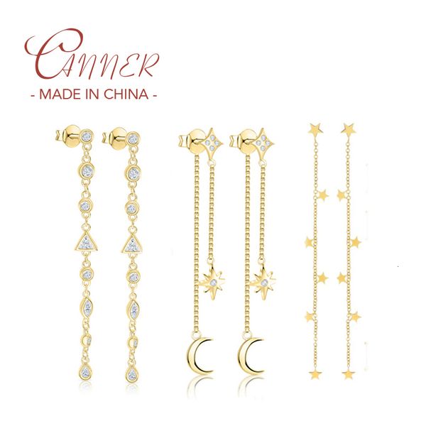 dangle chandelier canner 925 sterling silver long tassel chain earring bling zircon moon and star pendants drop earrings for women korean je
dangle chandelier canner 925 sterling silver long tassel chain earring bling zircon moon and star pendants drop earrings for women korean je