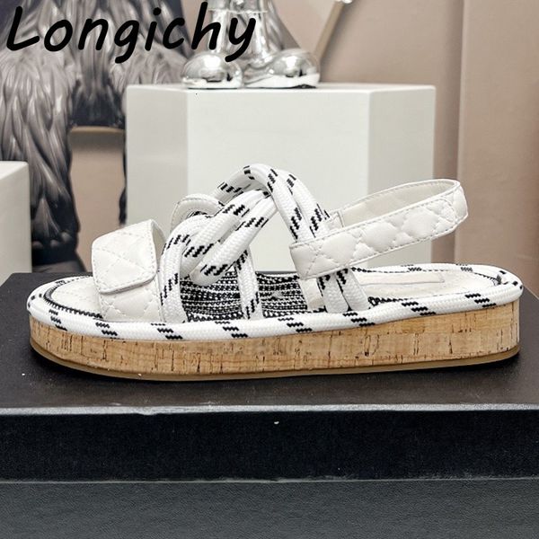sandals thick bottom slingback women shoes magic tap leather flat platform for hemp rope designer sandalias de mujer 230411, Black
sandals thick bottom slingback women shoes magic tap leather flat platform for hemp rope designer sandalias de mujer 230411, Black
