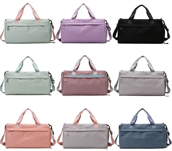 lu yoga bag hand bags female wet waterproof large luggage short travel bag with brand logo
lu yoga bag hand bags female wet waterproof large luggage short travel bag with brand logo