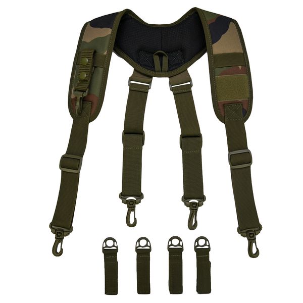 suspenders melotough tactical suspenders duty belt braces padded adjustable tool belt suspenders with key holder 230411, Black;white
suspenders melotough tactical suspenders duty belt braces padded adjustable tool belt suspenders with key holder 230411, Black;white