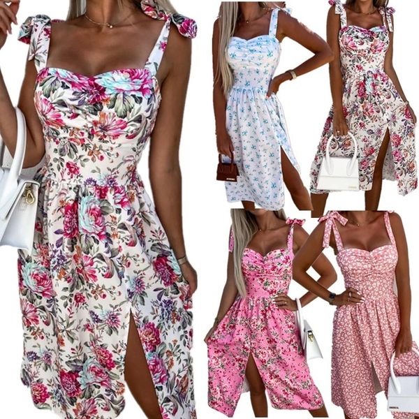 casual dresses women summer sleeveless slit skirt retro sweet floral print midi dress ladies elegant sling backless strap vneck dress 230410, Black;gray
casual dresses women summer sleeveless slit skirt retro sweet floral print midi dress ladies elegant sling backless strap vneck dress 230410, Black;gray