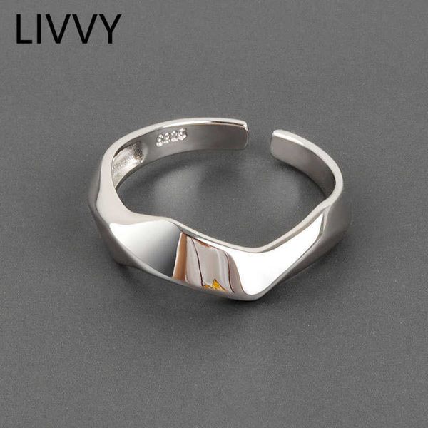 band rings livvy silver color simple irregular geometric smooth adjustable rings for women new fashion handmade party jewelry gifts p230411
band rings livvy silver color simple irregular geometric smooth adjustable rings for women new fashion handmade party jewelry gifts p230411