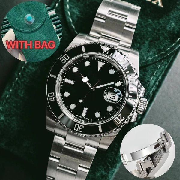 Mens watch with green bag Glide Lock SUB watches high quality Ceramic Bezel Sapphire Automatic watch designer orologio uomo sub montre de luxe AAA with box
Mens watch with green bag Glide Lock SUB watches high quality Ceramic Bezel Sapphire Automatic watch designer orologio uomo sub montre de luxe AAA with box