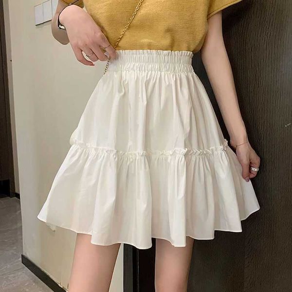 summer white halfskin new large fat elastic waist irregular loose covering crotch 100 pleated skirt, Black
summer white halfskin new large fat elastic waist irregular loose covering crotch 100 pleated skirt, Black