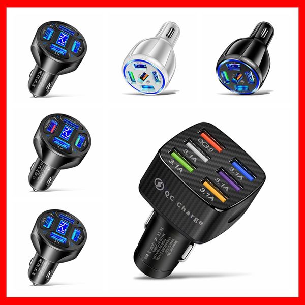 15a light-emitting car charger 6usb porous qc3.0 square high-pass quick charge multi-function multi-port fast charging car-charge car-charge
15a light-emitting car charger 6usb porous qc3.0 square high-pass quick charge multi-function multi-port fast charging car-charge car-charge