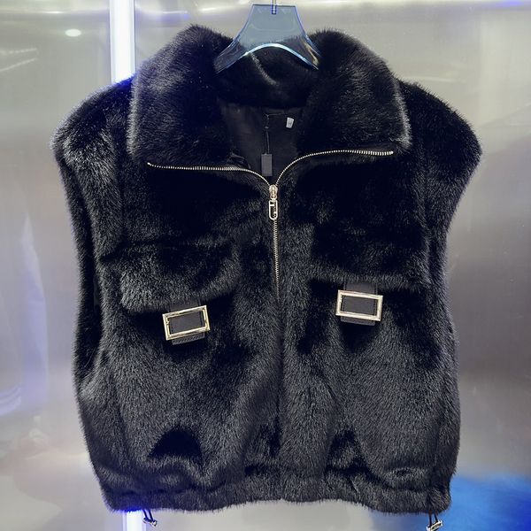 Womens Puffer Vests Winter Fashion Mink Vest Woman Casual Coat Short Jacket Classic Pattern Jackets Outerwear Designer Coats -L, S1
Womens Puffer Vests Winter Fashion Mink Vest Woman Casual Coat Short Jacket Classic Pattern Jackets Outerwear Designer Coats -L, S1
