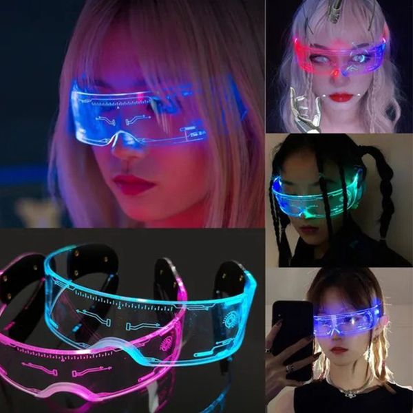sunglasses led luminous sunglasses vintage punk goggles men women fashion party christmas colorful light up glasses shades uv400 230411, White;black
sunglasses led luminous sunglasses vintage punk goggles men women fashion party christmas colorful light up glasses shades uv400 230411, White;black