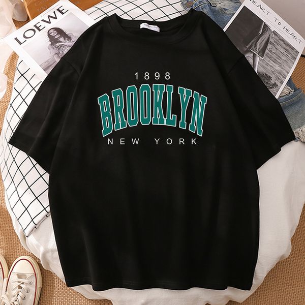 men's tshirts 1898 brooklyn york printed male short sleeve fashion casual street american retro simple cool mens clothing 230411, White;black
men's tshirts 1898 brooklyn york printed male short sleeve fashion casual street american retro simple cool mens clothing 230411, White;black