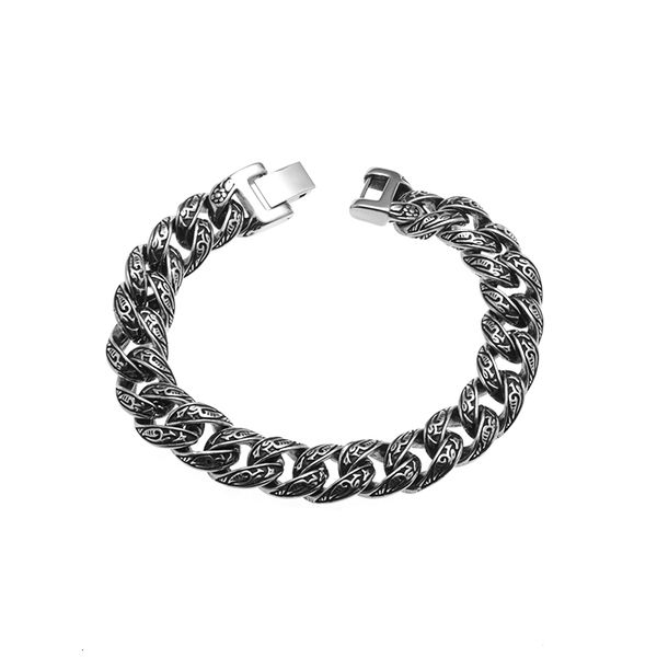 charm bracelets metal for men fashion antique silver color cuban chain totem male gift 230411, Golden;silver
charm bracelets metal for men fashion antique silver color cuban chain totem male gift 230411, Golden;silver