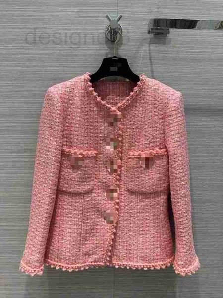 women's jackets designer cherry blossom pink coat 2023 spring new age reducing girl fan mingyuan style soft tweed fabric byom, Black;brown
women's jackets designer cherry blossom pink coat 2023 spring new age reducing girl fan mingyuan style soft tweed fabric byom, Black;brown