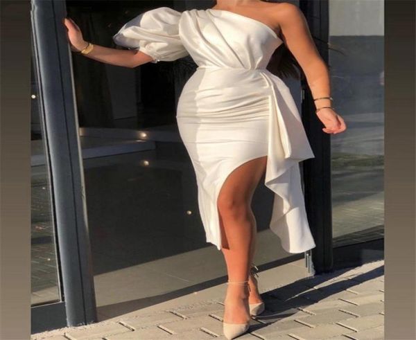 prom dresses one shoulder knee length side slit spandex satin evening dress party gowns with zipper back vestidos de fiesta d1092725, Black
prom dresses one shoulder knee length side slit spandex satin evening dress party gowns with zipper back vestidos de fiesta d1092725, Black