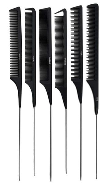 professional heat resistant salon black metal pin tail antistatic comb cutting comb hair brushes hair care j27122988692, Silver
professional heat resistant salon black metal pin tail antistatic comb cutting comb hair brushes hair care j27122988692, Silver